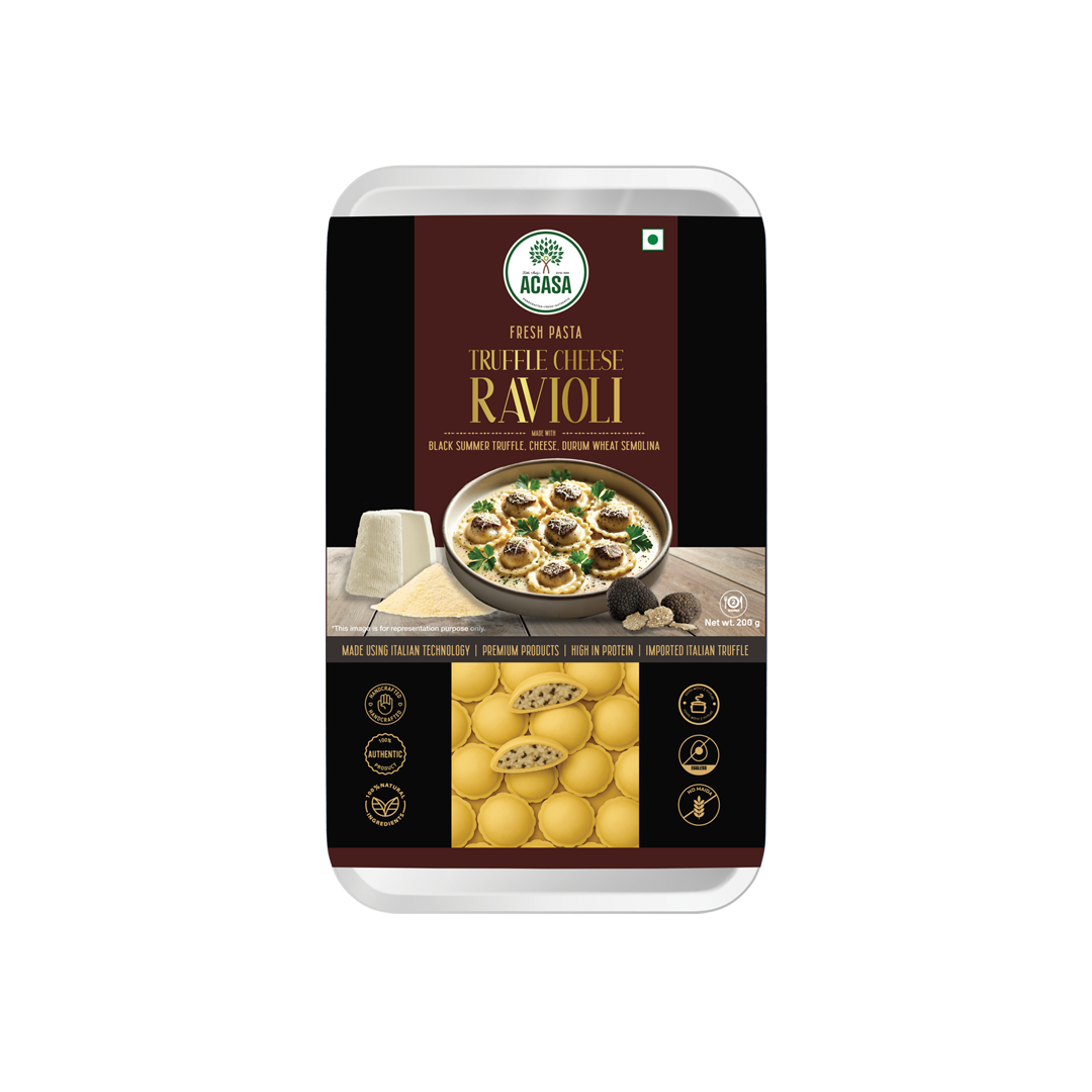 Little Italy's Acasa Fresh Pasta Truffle Cheese Ravioli Potatoes 200g