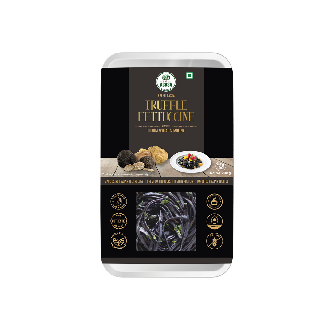 Little Italy's Acasa Fresh Pasta Truffle Fettuccine Semolina 200g