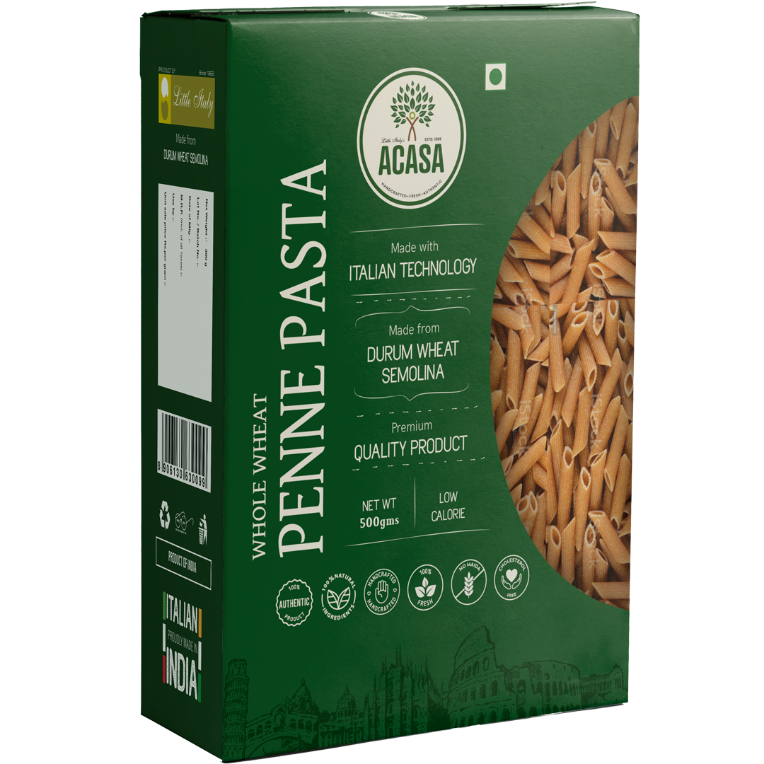Little Italy's Acasa Whole Wheat Penne Pasta 500g